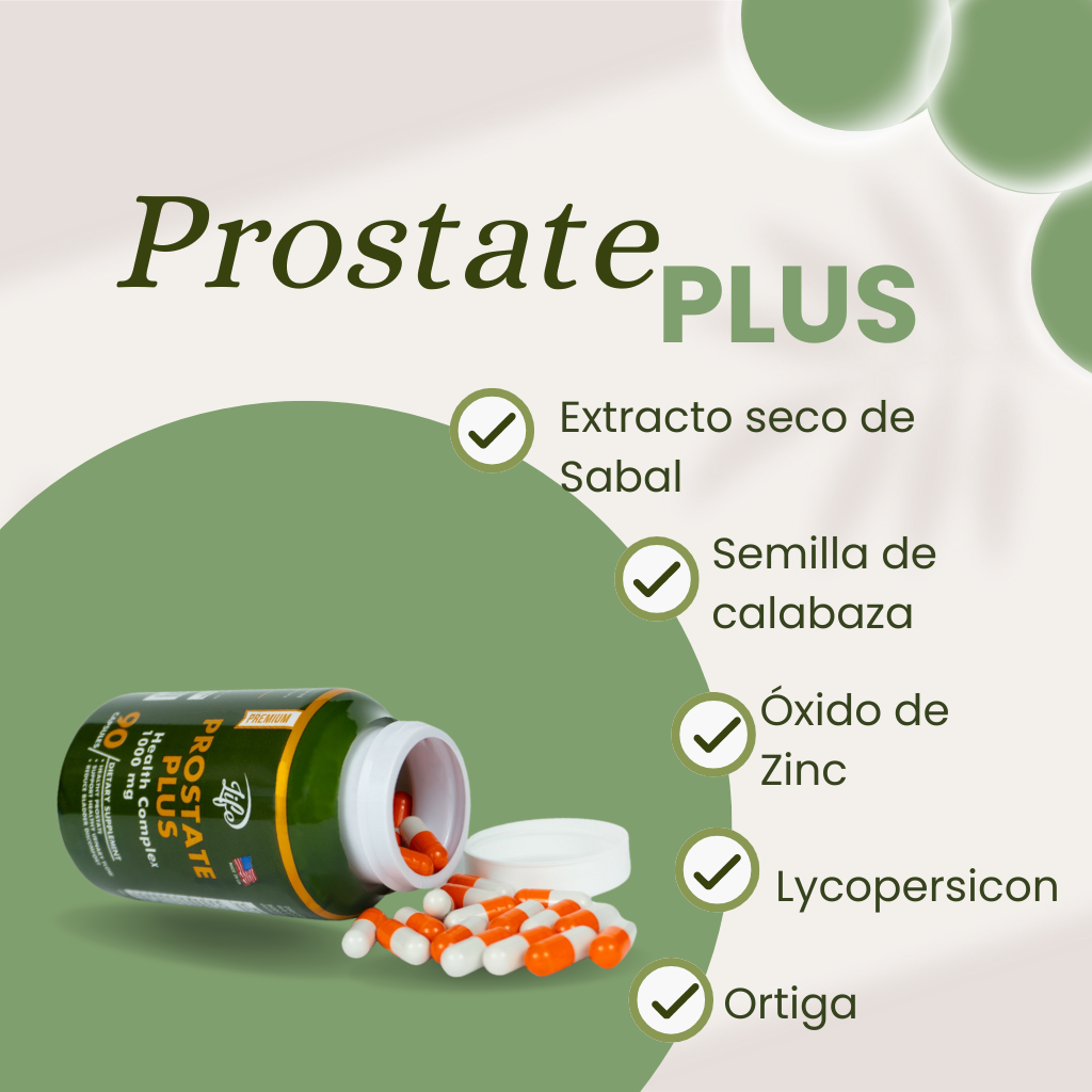 PROSTATE PLUS | PASTILLAS MASCULINAS