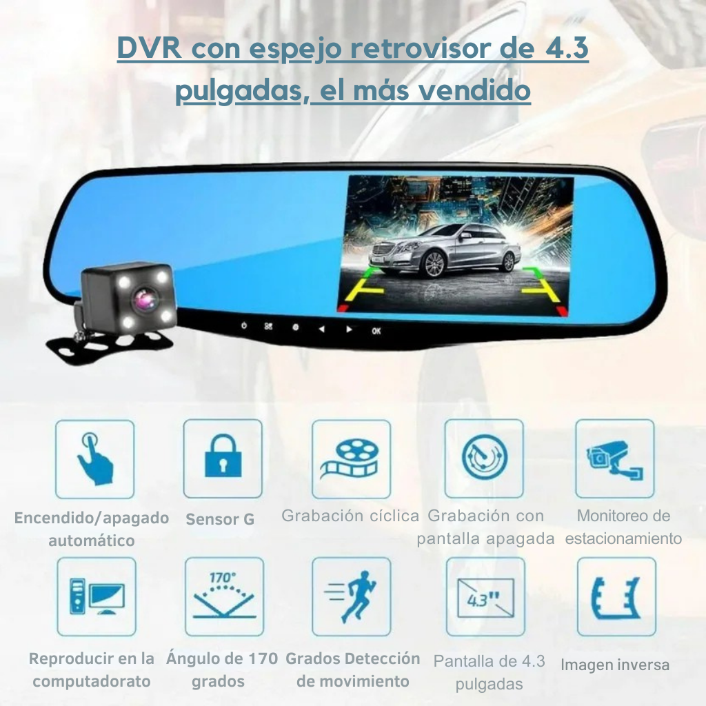 ESPEJO RETROVISOR | CAMARA FULL