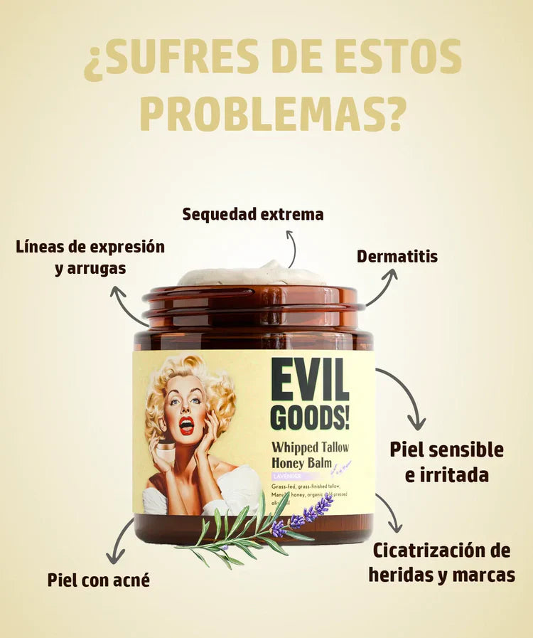 EVIL GOODS! | BALSAMO DE MIEL Y CEBO DE RES