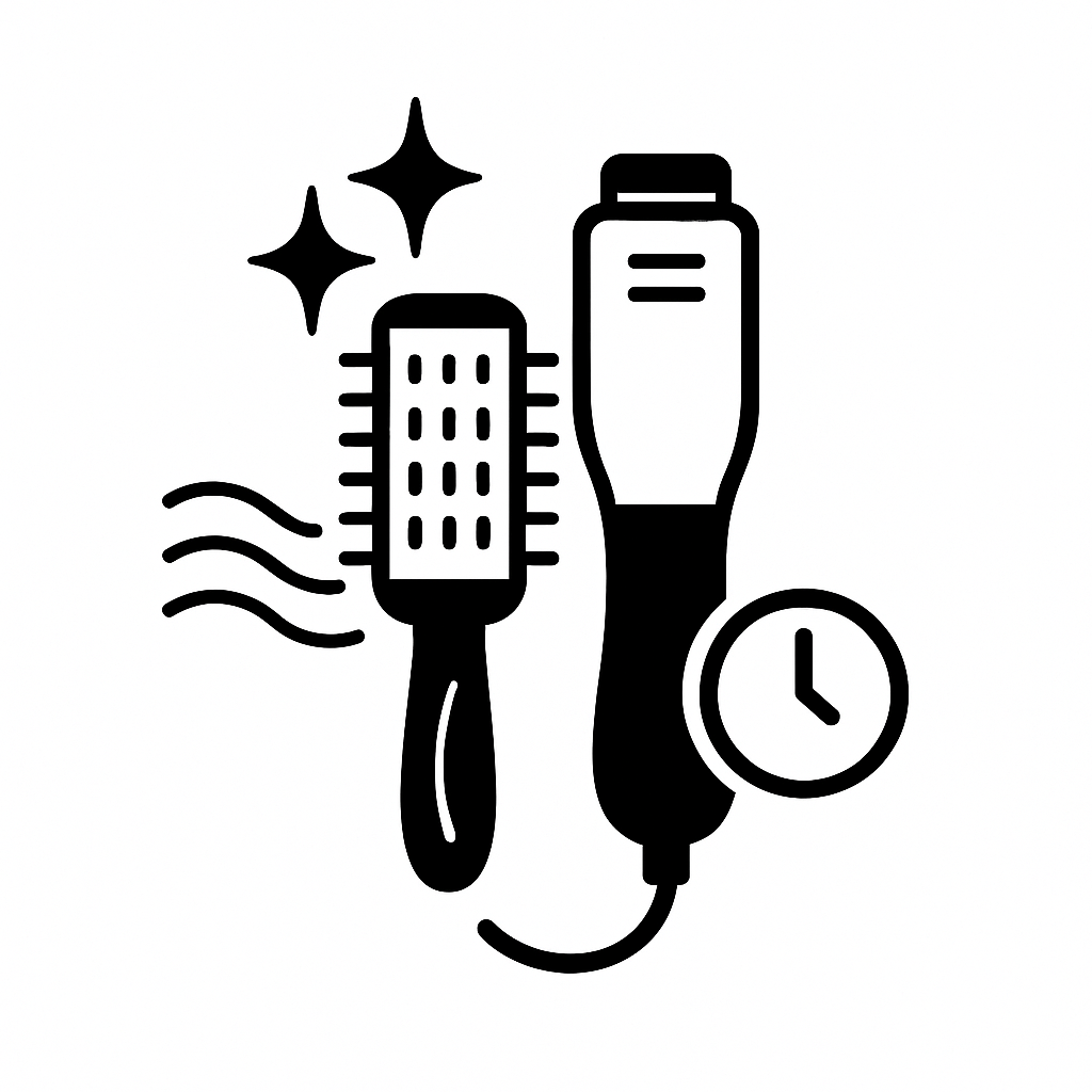 Cabello seco, brillante y sin frizz en minutos