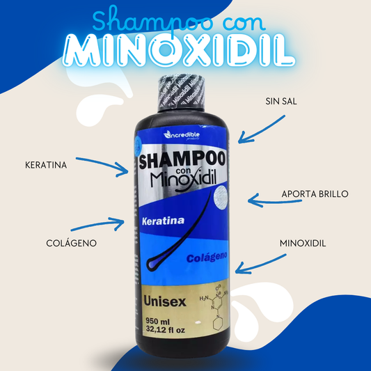 SHAMPOO CON MINOXIDIL | UNISEX