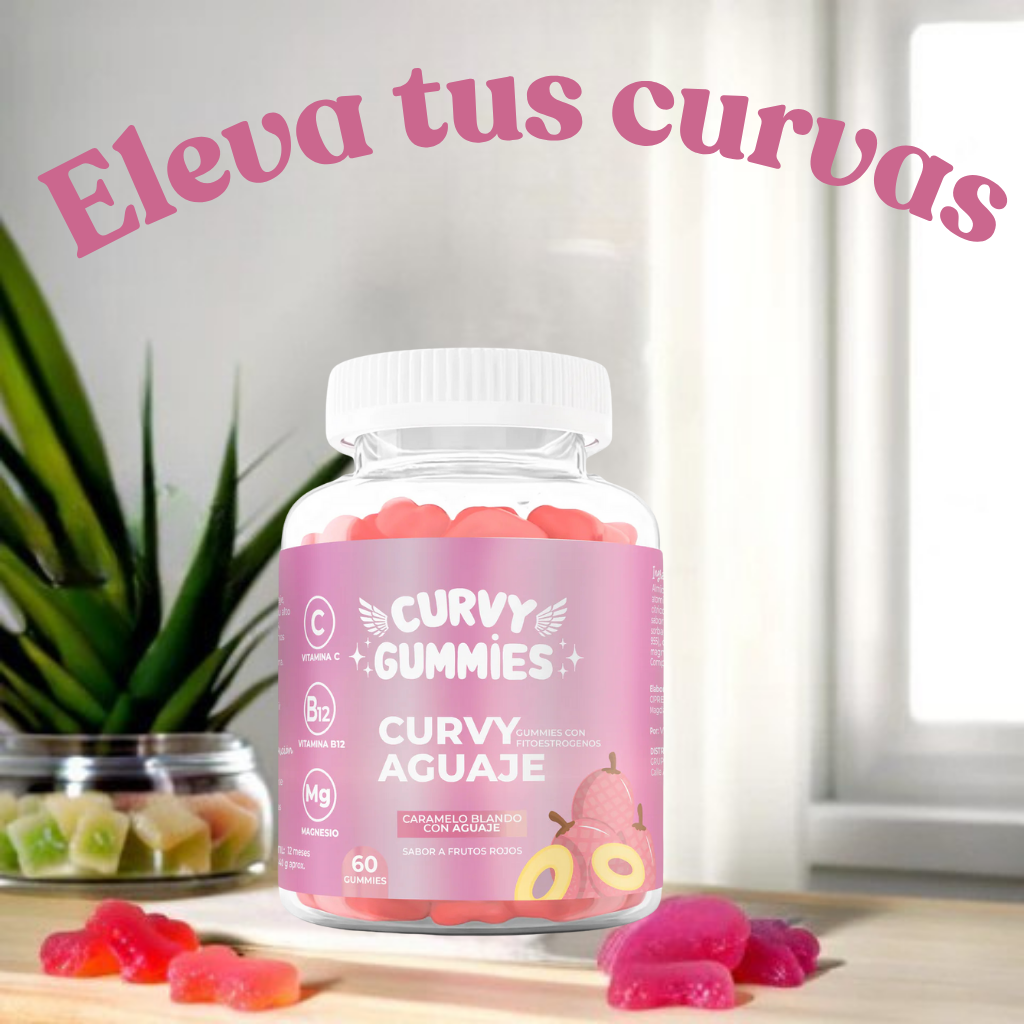 CURVY GUMMIES| SUPLEMENTO DE AGUAJE Y FENOGRECO EN GOMAS