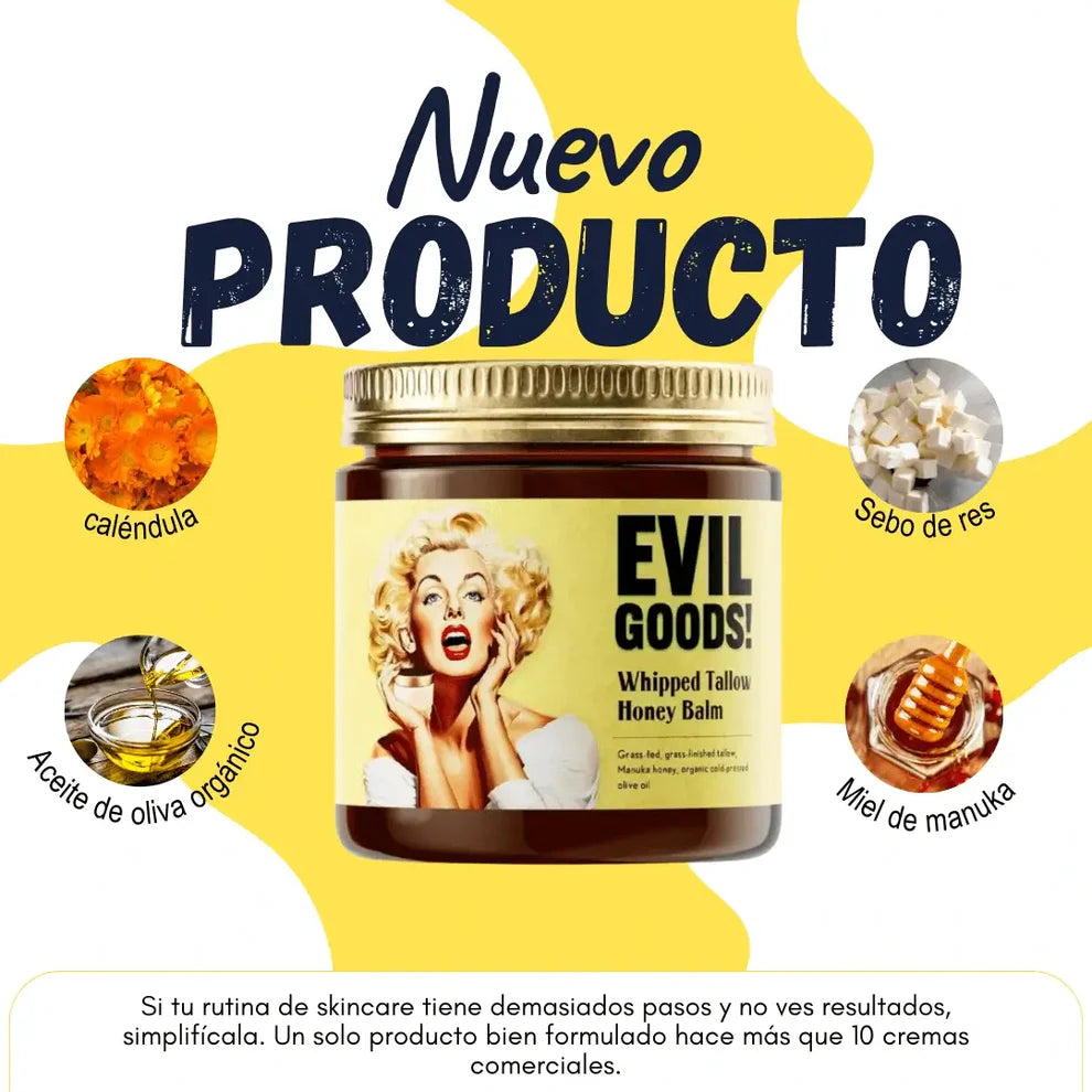 EVIL GOODS! | BALSAMO DE MIEL Y CEBO DE RES